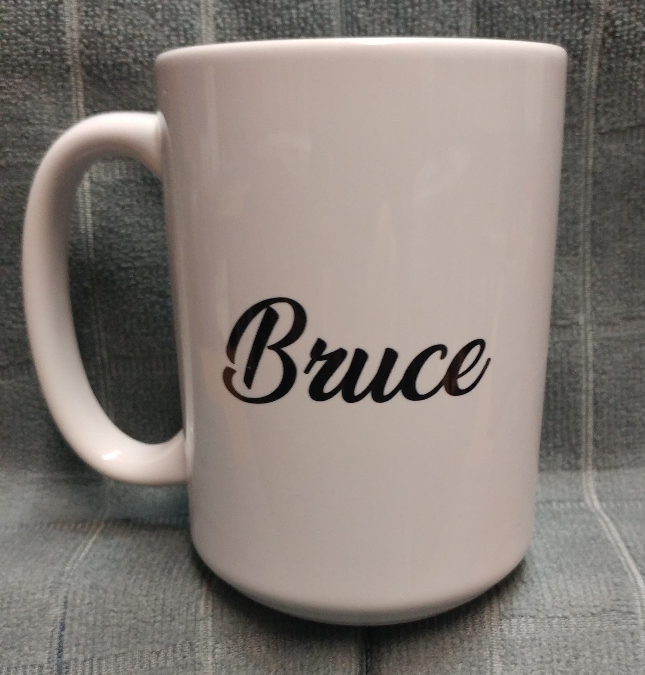 15 oz White  Ceramic Mug