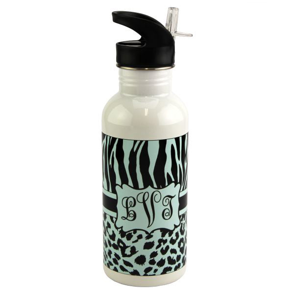 20 oz. Stainless - White Water Bottle