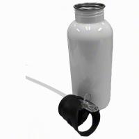 20 oz. Stainless - White Water Bottle